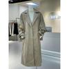 Ou * Shi * Li Counter Genuine Goods Simple and Versatile Big Brand Simple and Elegant Trench Coat Outerwear Good Goods Recommend