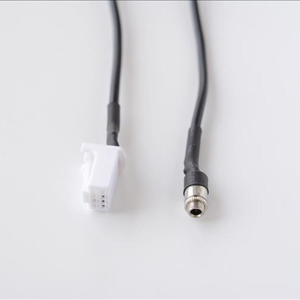 Automotive 8Pin AUX Audio Input Media Data Cable Adapter Compatible with For Suzuki HRV and For Forester Radios