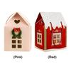 Christmas Wonderland Cottage Gift Box with Handle 3D Pop Up Christmas House Gift Boxes for Treats Desserts Fancy Cookie