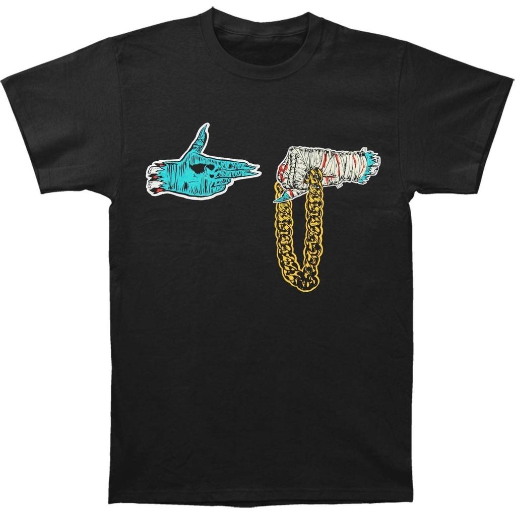 RUN THE JEWELS One Two Slim T-shirt Black Men S-234XL