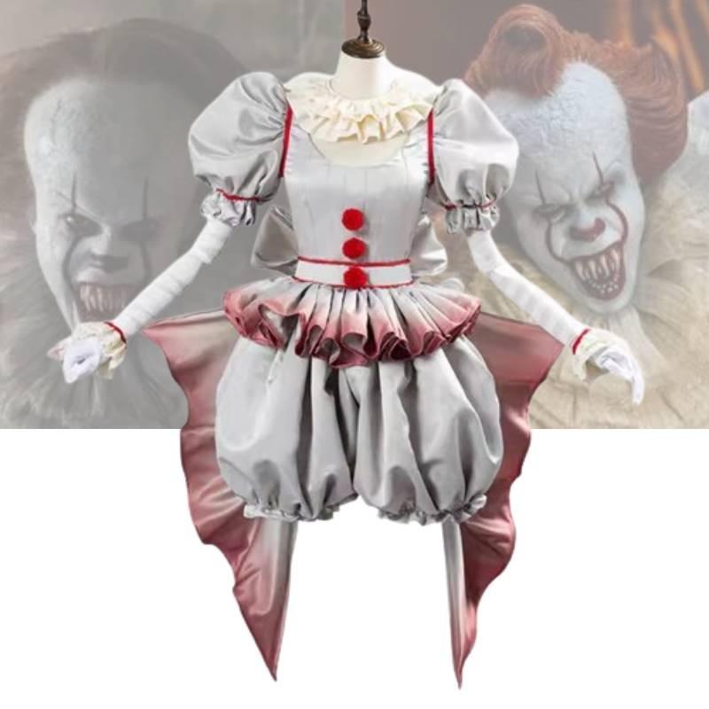 Cool Anime Destiny Joker 2 Panny Wise Cosplay Halloween Factory Stock Costume