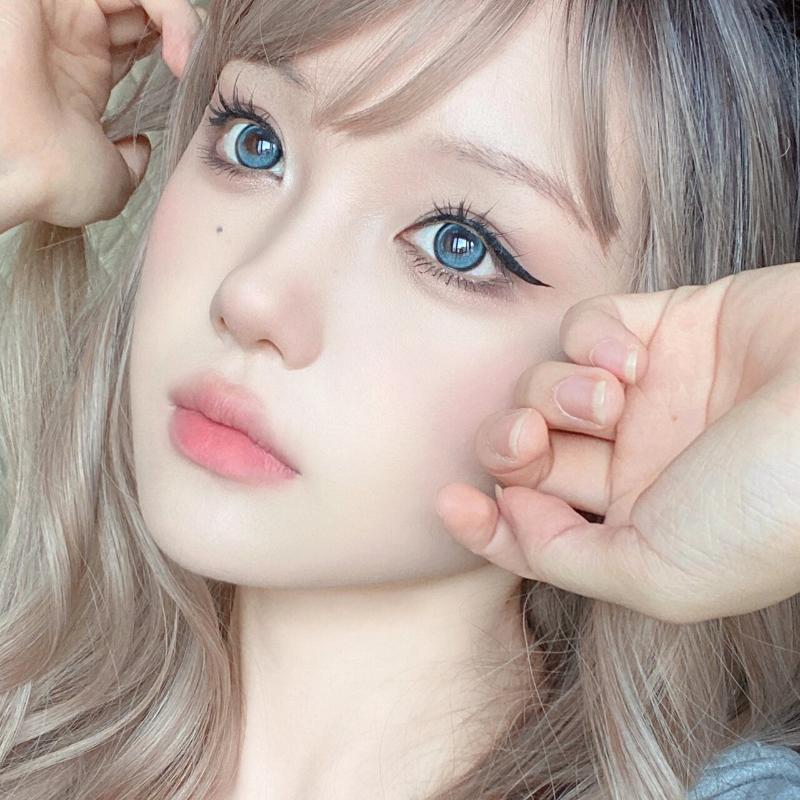 Mill Creek 2 sztuki/1 para zielone soczewki kontaktowe z klasą roczne jednorazowe kolorowe 14,5 MM wygodne naturalne miękkie soczewki Cosplay Halloween soczewki