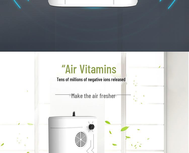 Home Air Purifier: Odor, Formaldehyde, and Smoke Remover with Ozone & Negative Ion Sterilization