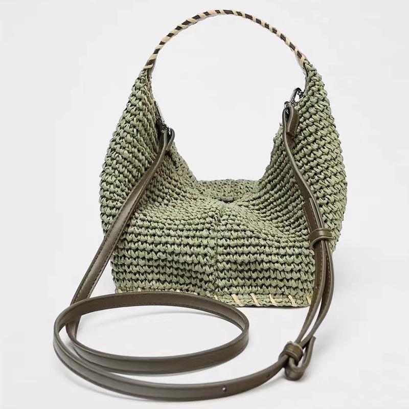 NEW Woven Summer Fashi Straw Bag Beach Holiday Crossbody Bag Shopping Shoulder Handbag Messenger Bag