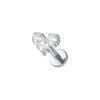 Titanium Internal Threaded 16G Animal Series Snake Cat Fish CZ Labret Piercing Jewelry Conch Helix Cartilage Earring Stud