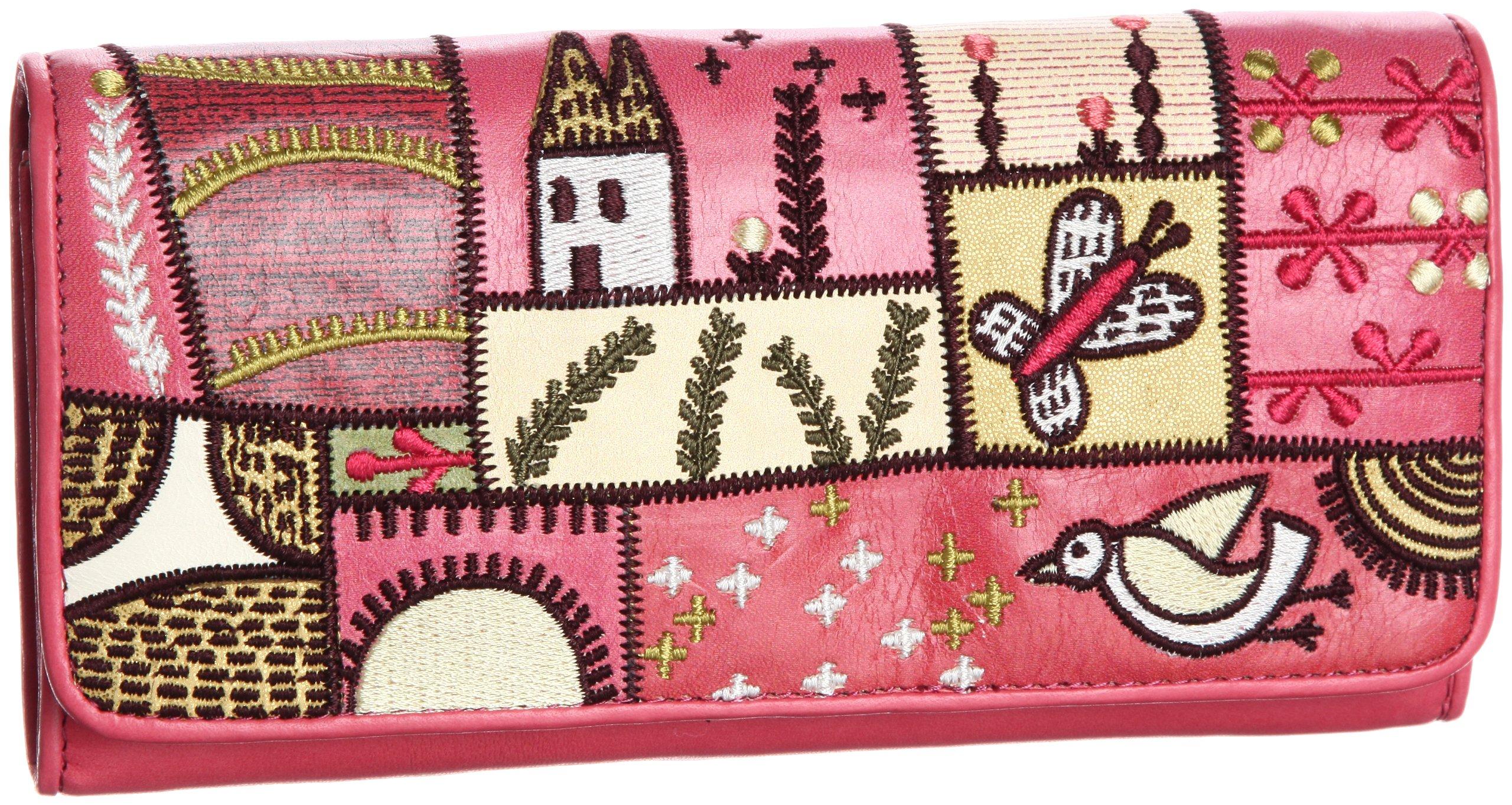 

Campo Medium Zippered Long Wallet 5388002 32 [Hocomomora] L-shaped (Pink) рожевий