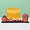 High-end travel tea set, portable cup, full set of storage gift box, business souvenir