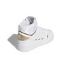 adidas Originals Drop Step J Leder Bequem Abriebfest Abriebfest High-Top Skateboard-Schuhe Weiß EF7155