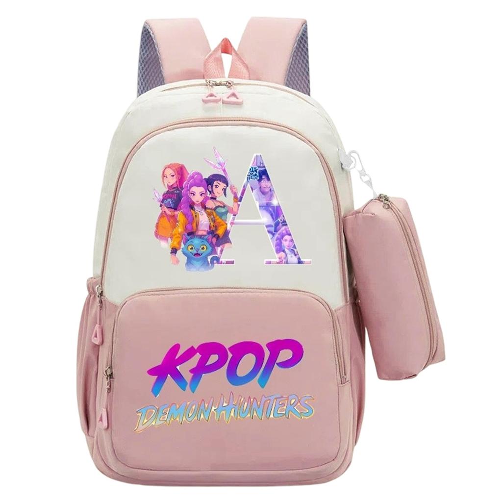 Movie Peripheral Print Backpack, School Bag Student Campus Backpack With Pencil Case