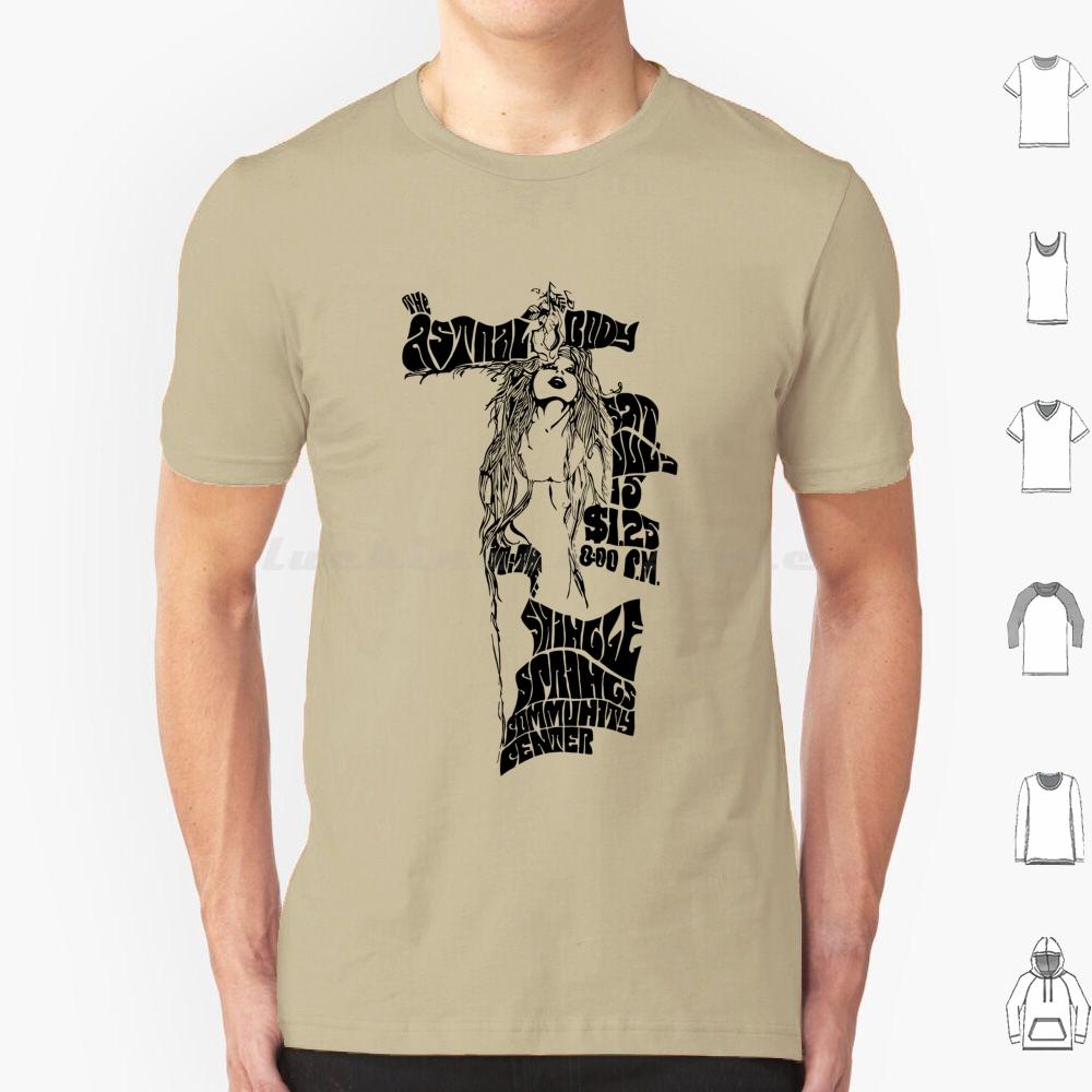 The Astral Body T Shirt Big Size 100 Cotton Astral Mutainable Stars Mystic 1960s Band Jam Music