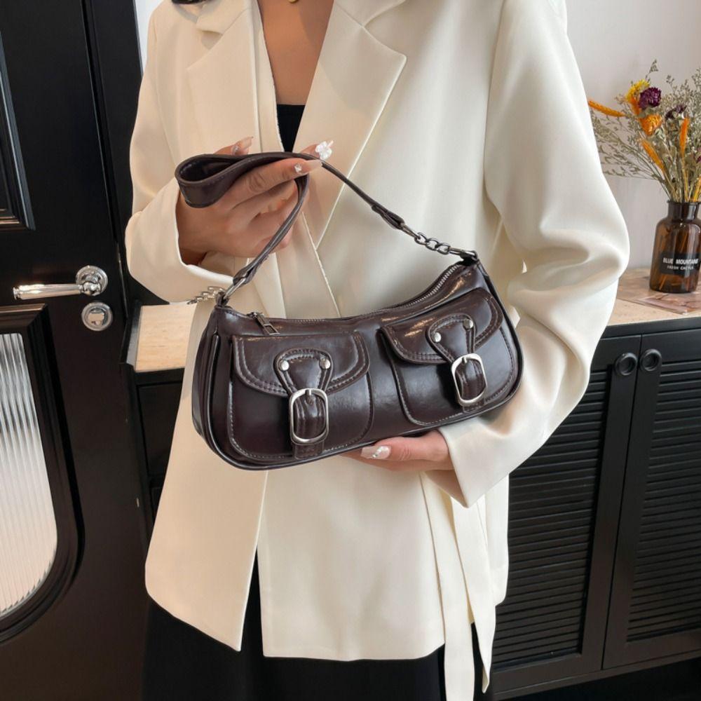 Neues Design Schnalle Achseltasche Y2K Spicy Girls Handtasche Vintage Y2k Schultertaschen Damen