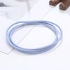 Handmade 3-in-1 Hair Loop with High Elasticity Headband for Girls, Colorful Rubber Bands for Accessories