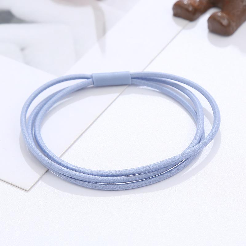 

Петля для волос 3 в 1 ручной работы с высокоэластичной повязкой на голову для девочек, цветные резинки для аксессуаров