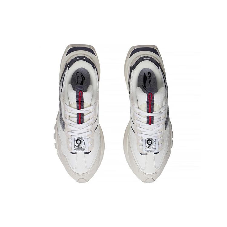 Li Ning Fangyuan EVO Comfortable Breathable Low Top Sports Casual Shoes Men's White Blue AGCR227-6