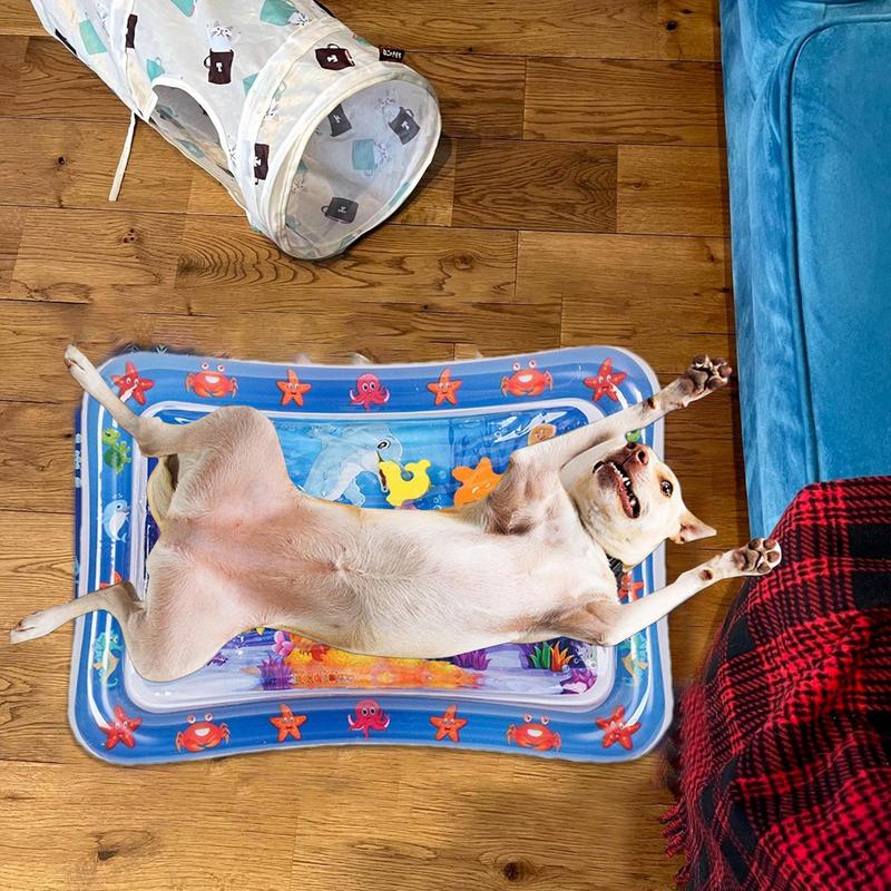 Cat Sensor Water Playmat Thickened Pet Summer Cooling Play Water Mat Dogs And Kids Playing Ice Mat For Pet Playing