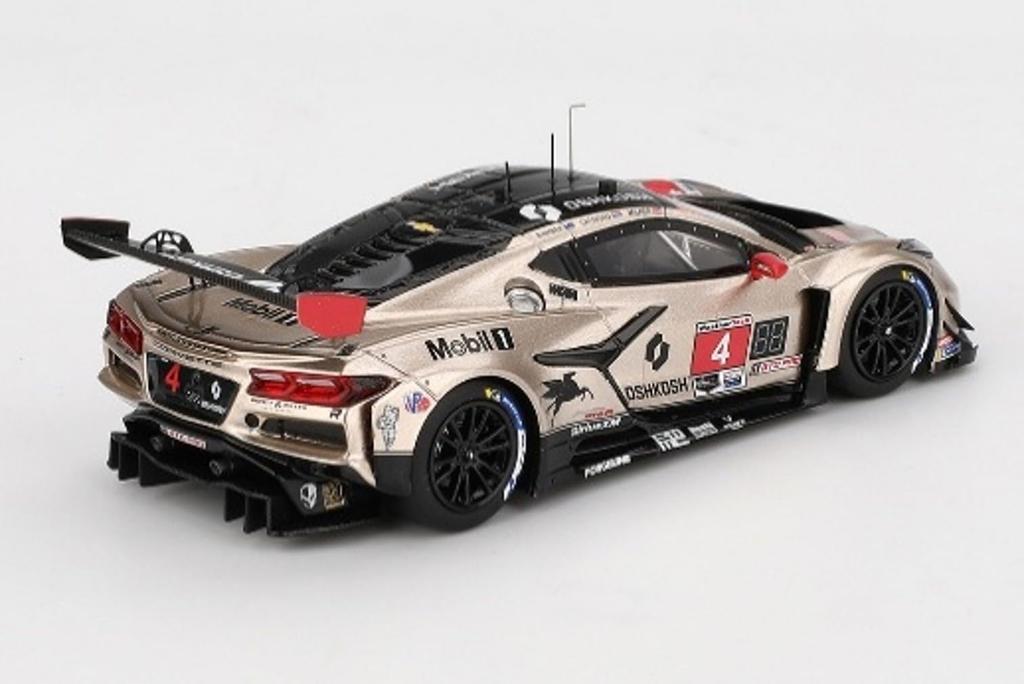 Sunrich TSM MODEL Scale Model Chevrolet Corvette Z06 IMSA 12 Hours of Sebring 2024 Corvette Racing by Pratt Miller Motorsports Finished Product