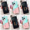 6.7" For Honor 400Lite ABR-NX1 Clear Back Cover For Honor 400 Lite Case Luxury Fashion A-Z Letters Crown Soft TPU Bumper Funda