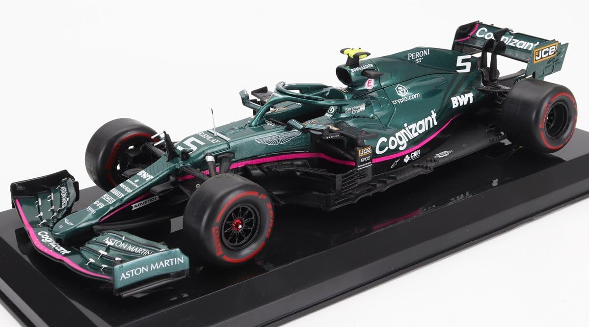 

Aston Martin F1 AMR21 Vettel with clear case SEBASTIAN VETTEL minicar 1/24 2021#5 [item]