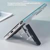 1/3Pcs Mini Invisible Foldable Mobile Phone Stand Aluminum Alloy Desktop Mount Material Holder Adjustable Angle For Cellphone