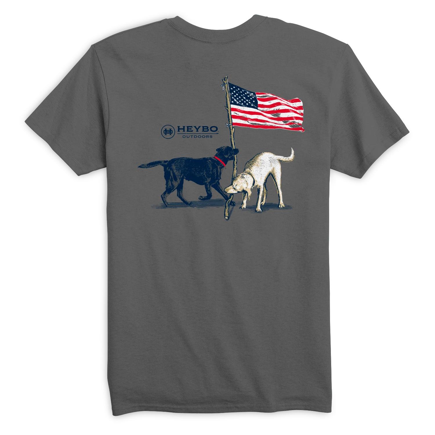 Heybo Outdoors Labs & Flags Comfortable and Stylish Unisex T-Shirt Short Sleeve 4XL