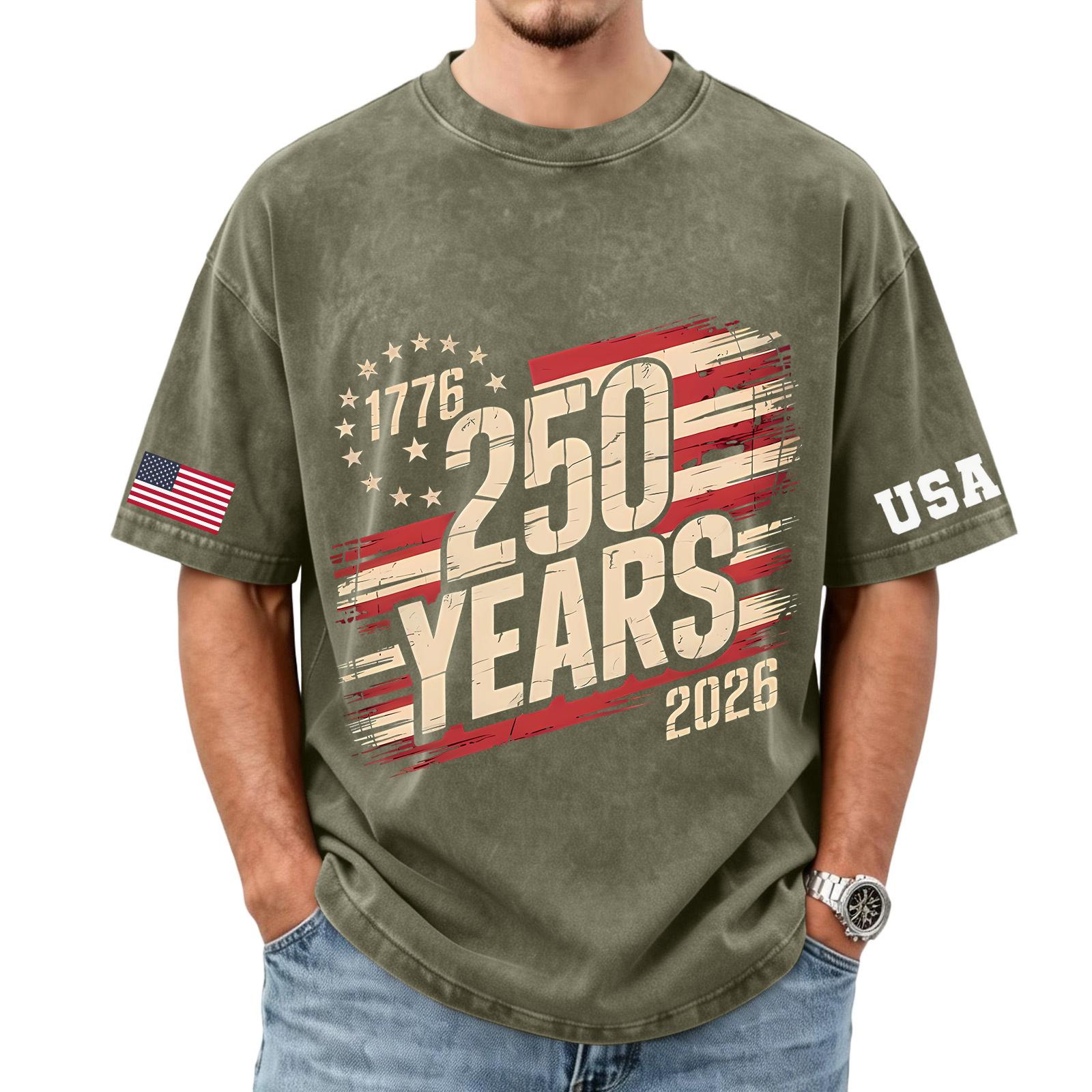 250 Anniversary Usa Shirt Mens America 250 Shirt Usa 250Th Anniversary Shirt America 250 Tshirt 250 Years America Shirt L