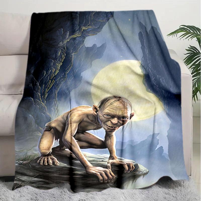 1PC The Lord of the Rings blanket, all-season lightweight home office outdoor nap multifunctional blanket, Christmas gifts