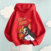2026 New Autumn Boys Girls Hoodies Cartoon Print Children's Tom Jerry  Autumn Winter Long Sleeve Sweatshirt Cute Girls Hoodies