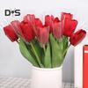 Simulated Tulip 37cm Artificial Tulip Faux Silk Fake Tulip Flower Bulk for Vase Wedding Home Decor Spring Parties Mother's Day Gift