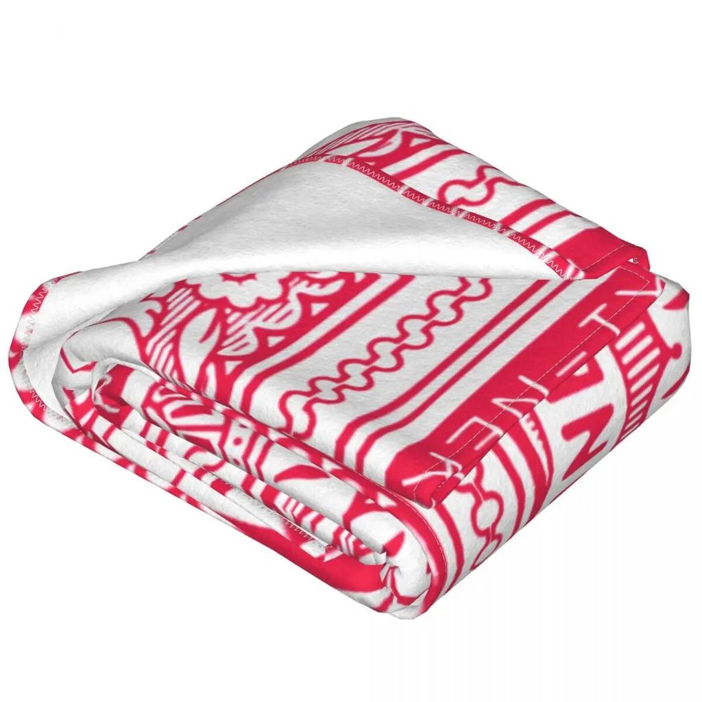 Potah na deku Maneki Neko Stamp Fleece Japan Lucky Cat Fortune Cat Super Soft Throw Deka na postel Koberec