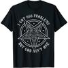 DVGRR I Got 666 Problems But God Aint One Satanic Goat I Baphomet Unisex T-Shirt