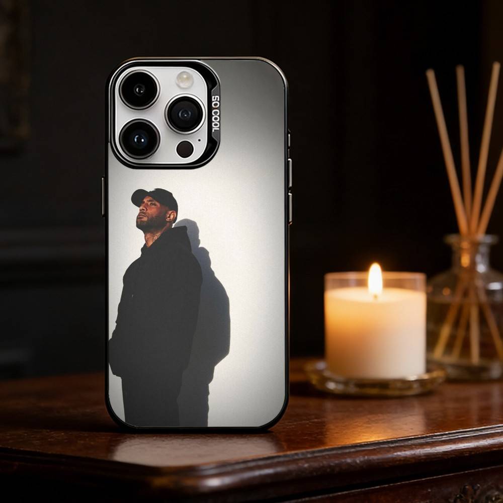 Booba singer b2o 92i Phone Case For iPhone 17,16,15,14,13,12,11,Pro Max,Plus Candy Silver Cover