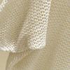 Pull à manches creuses en tricot fin et ample pour femme