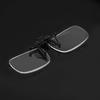May Flower Clip On Magnifying Reading Glasses Rimless Lenses With Diopter Magnifier For Men Sunglasses With Box