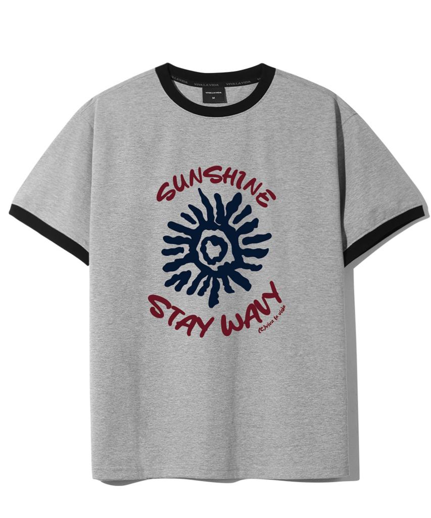 Bibalabida Ripple Ringer Short Sleeve T-Shirt