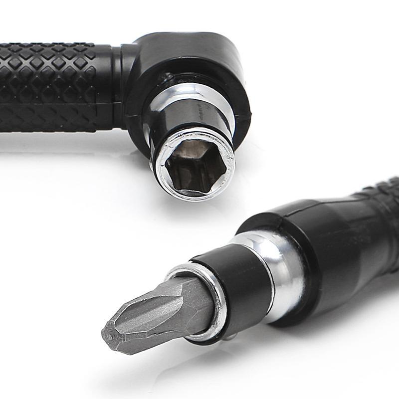 24TE 10 In 1 Socket Screwdriver L-shaped Angle for Head Twin Wrench Driver Torx Flat