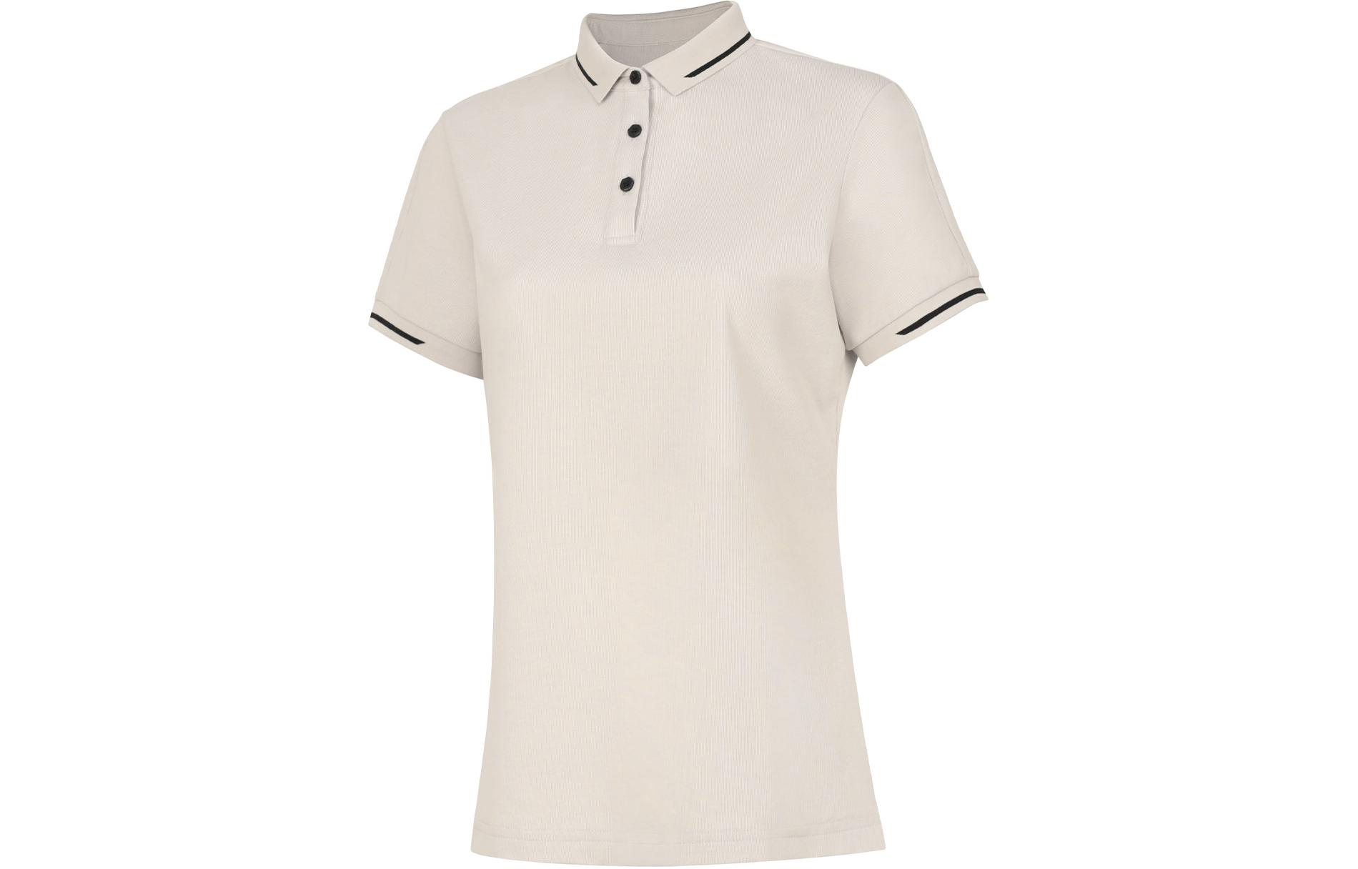 Li Ning Polo Shirt Women s Oat Gray APLU206-3 S