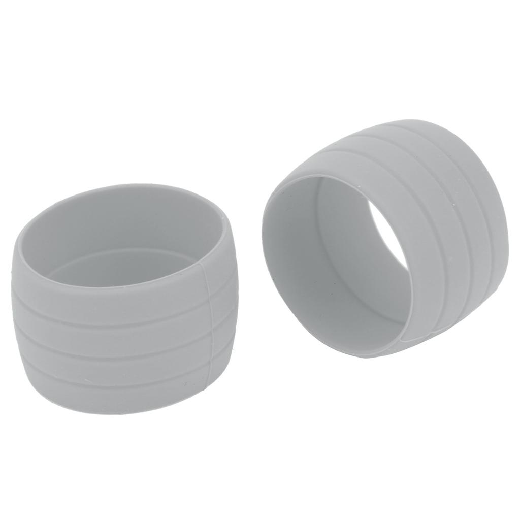 Bike Silicone Elastic Strap Fixing Ring AntiSkip Plugs Strap Loops for Road Bike Bar Tape(Gray )
