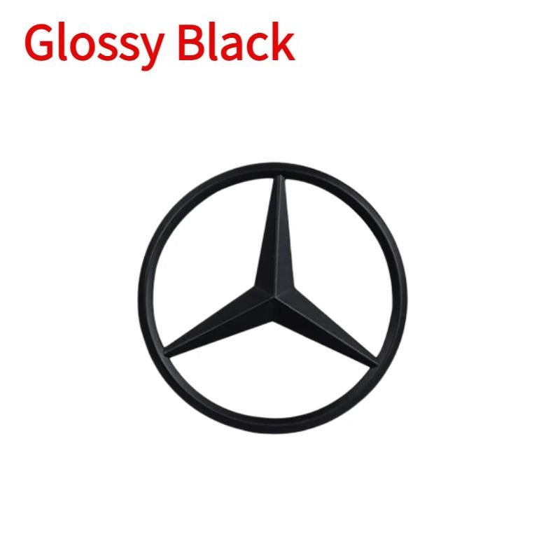 Hot Car Sticker Car Hood Front Chrome Logo Hood Marking Star Bonnet Badge Emblem Trunk Sticker For Mercedes Benz C E S Class W20