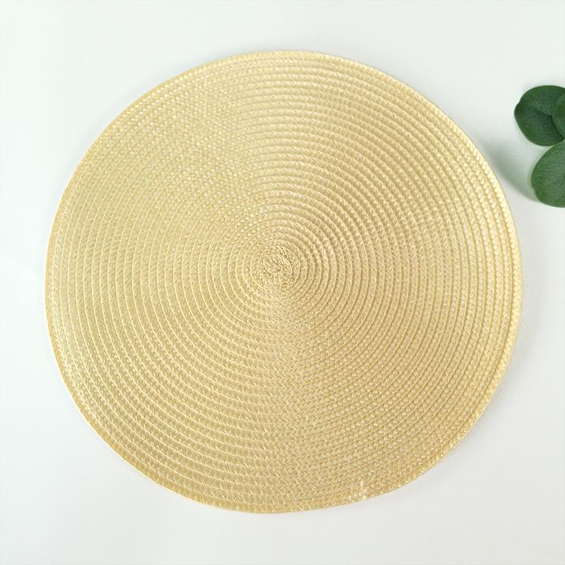 Hand-Woven Multi-Color Placemat: Insulated, Disposable, Decorative Coaster Mat