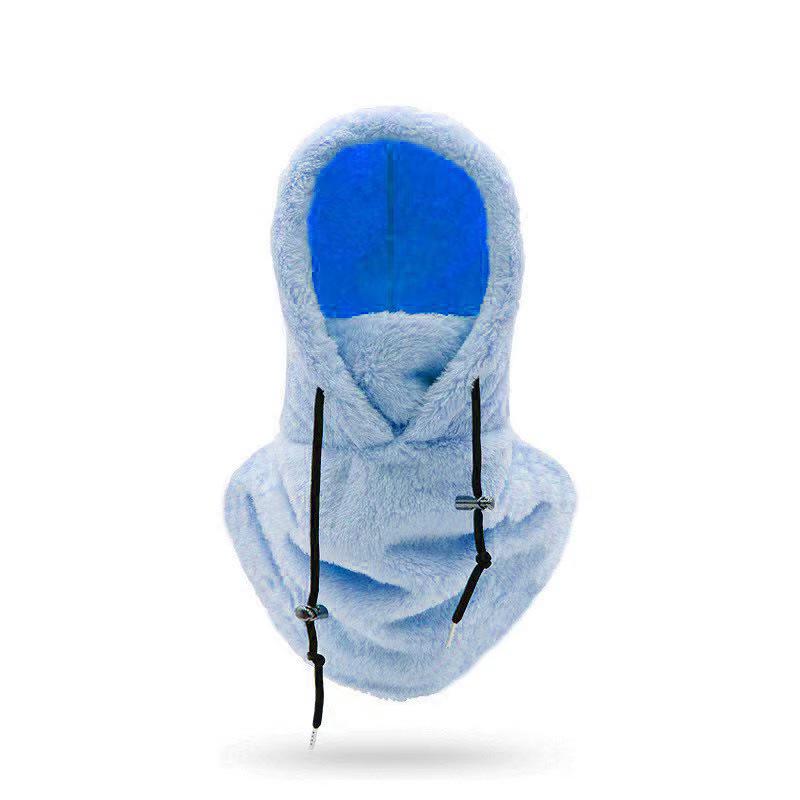 Winter Cycling Cap: Windproof, Cold-Proof, Thickened Neck Gaiter with Arctic Velvet Mask
