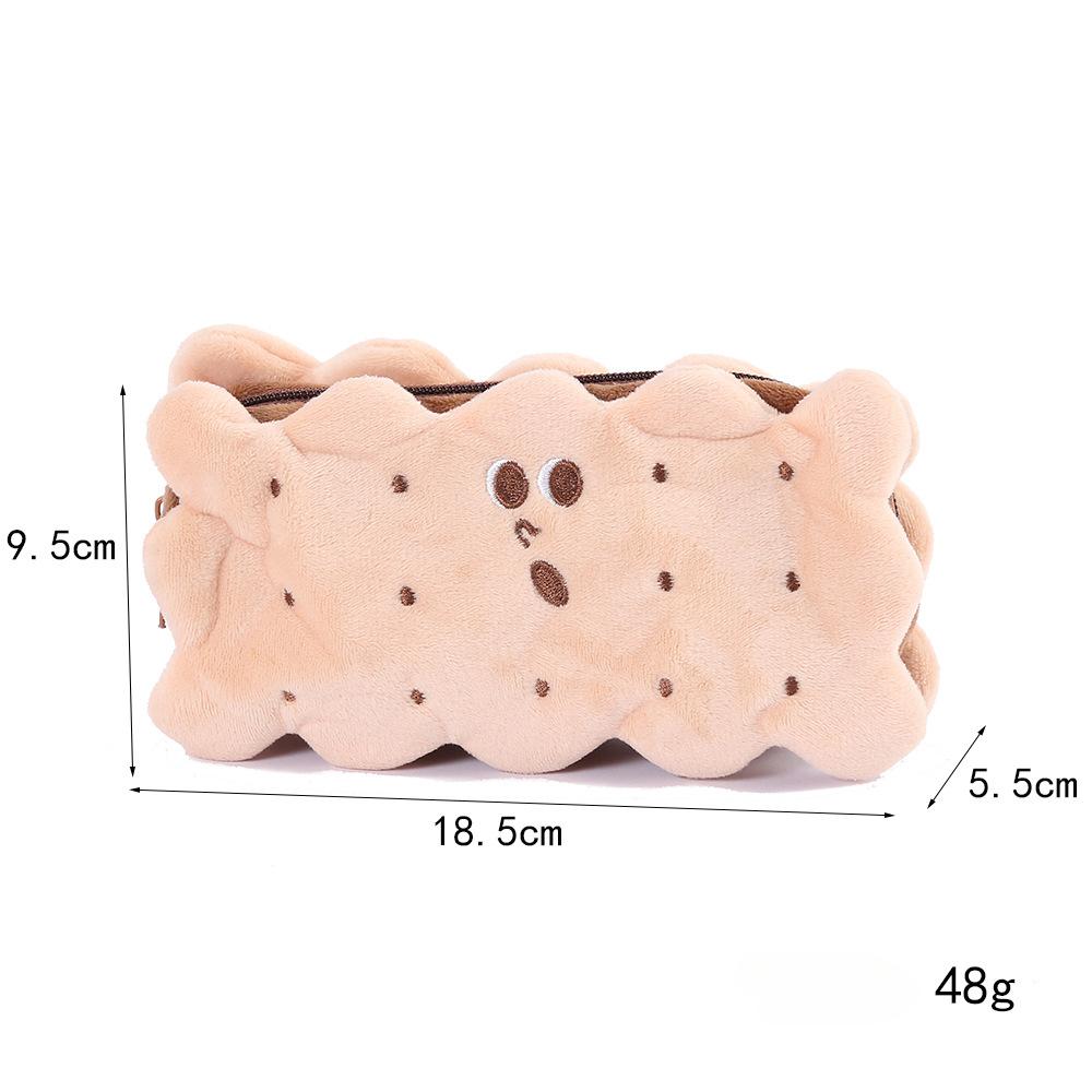 

Плюшевая сумка для ручек, сумка-карандаш для сэндвича и печенья, милая большая вместительная студенческая канцелярская сумка розовый