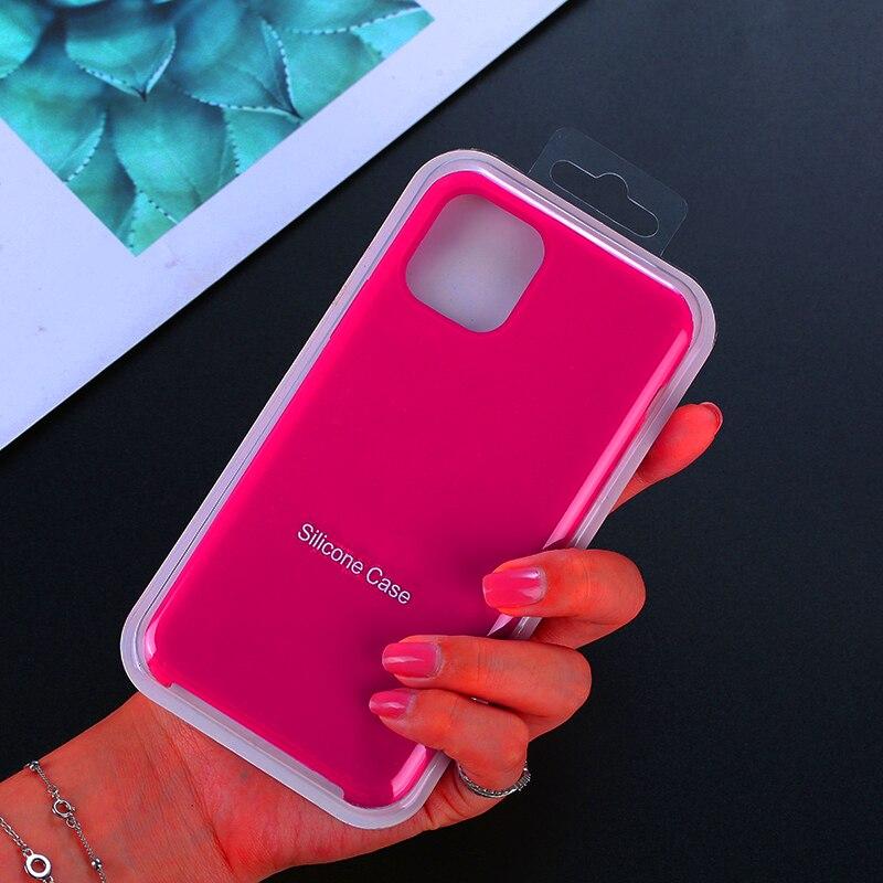 Husă de lux din silicon lichid pentru iPhone 13 11 12 Pro Max X XS XR XS Max 8 7 Plus SE 2020 Husă de protecție moale cu acoperire completă