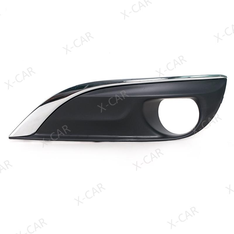 For Peugeot 308 TX3 2011 2012 2013 2014 2015 Front Bumper Fog Lamp Light Cover Frame Hood 1607766180 1607766280