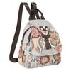 Ethnic Embroidered Backpack For Women With Cotton Linen Material For Travel And Casual Use