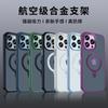 Magnetic Phone Case With Built-in Kickstand IPhone 17 Pro Max 16 15 Series TPU PC Matte Skin-Friendly Grip