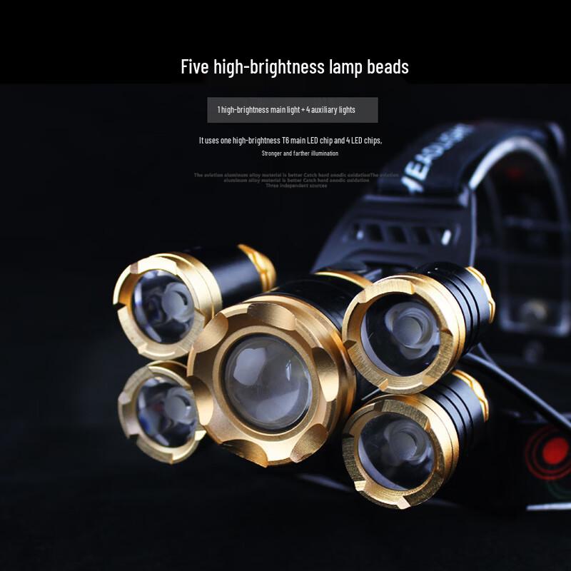 UOSU V25XPE Rechargeable Outdoor Fishing Headlamp