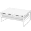 LIHIT LAB Computer Monitor Desk 39cm Wide X 25cm Deep X 16cm with 15kg Load Stand, Stand, Stand, White, High, Drawer, Capacity, A7342-0