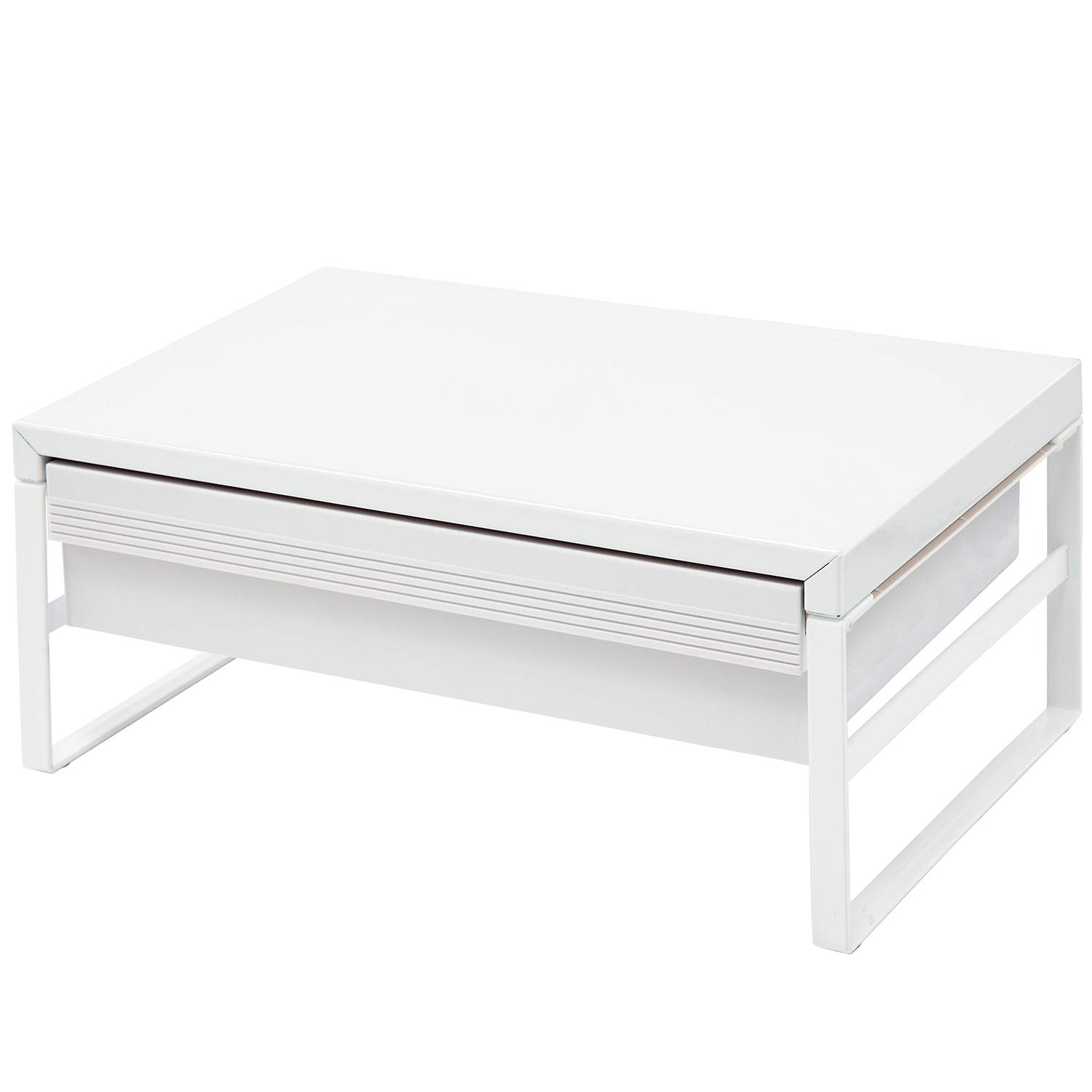 

LIHIT LAB Подставка для компьютерного монитора, ширина 39 см х глубина 25 см х высота 16 см, с грузоподъемностью 15 кг, Подставка, Подставка, Подставка, Белый, Высокий, Ящик, Вместимость, A7342-0 белый