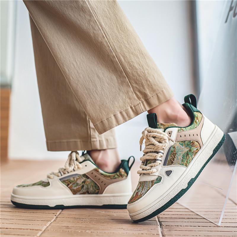 Men Shoes Casual Male Sneakers Platform Leather Outdoor Walking Tennis Fashion Designer Luxury Loafers Student Summer Flat
