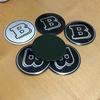 80/90mm Modified B logo Emblem Badge sticker for BRABUS W464 G63 G65 W463 G500 G350 W213 W204 W205 W253 W210 W211 W220 X254 W207